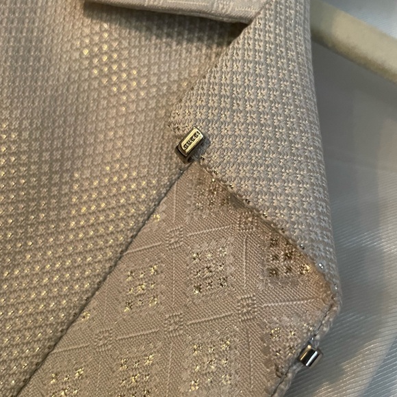 Gucci Elegant Jaquard Trench Coat & Skirt Set Women SS2006 sz 2 XS. IT 38 - Picture 8 of 16